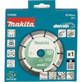 Makita Diamak Disco de Corte de Diamante 125x22,23 mm