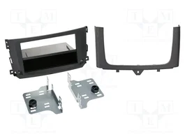 ACV Bastidor de montaje de radio Smart 2 DIN Negro