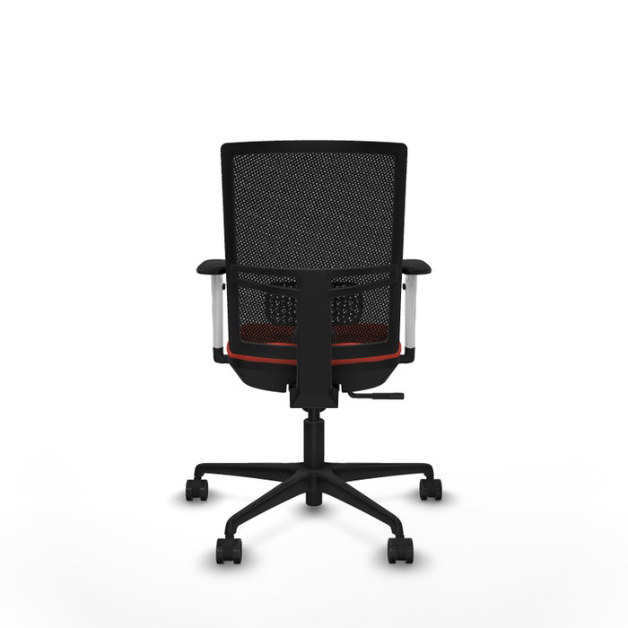 PIQUERAS Y CRESPO Silla de oficina Yunquera con mecanismo Sincro, Naranja oscuro y Negro PIQUERAS Y CRESPO Silla de oficina Yunquera con mecanismo Sincro, Naranja oscuro y Negro