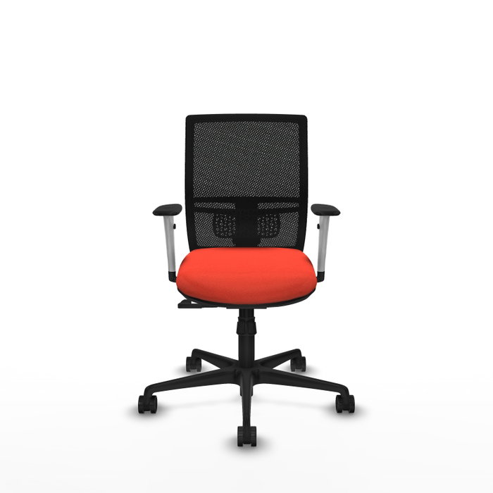 PIQUERAS Y CRESPO Silla de oficina Yunquera con mecanismo Sincro, Naranja oscuro y Negro PIQUERAS Y CRESPO Silla de oficina Yunquera con mecanismo Sincro, Naranja oscuro y Negro