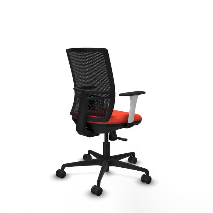 PIQUERAS Y CRESPO Silla de oficina Yunquera con mecanismo Sincro, Naranja oscuro y Negro PIQUERAS Y CRESPO Silla de oficina Yunquera con mecanismo Sincro, Naranja oscuro y Negro