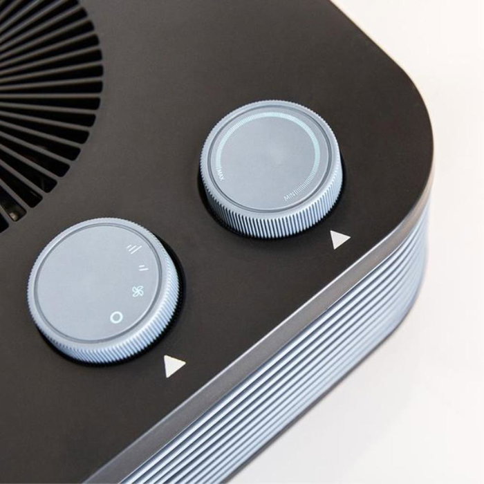 Cecotec 08255 Termoventilador Eléctrico 2000 W Negro y Gris