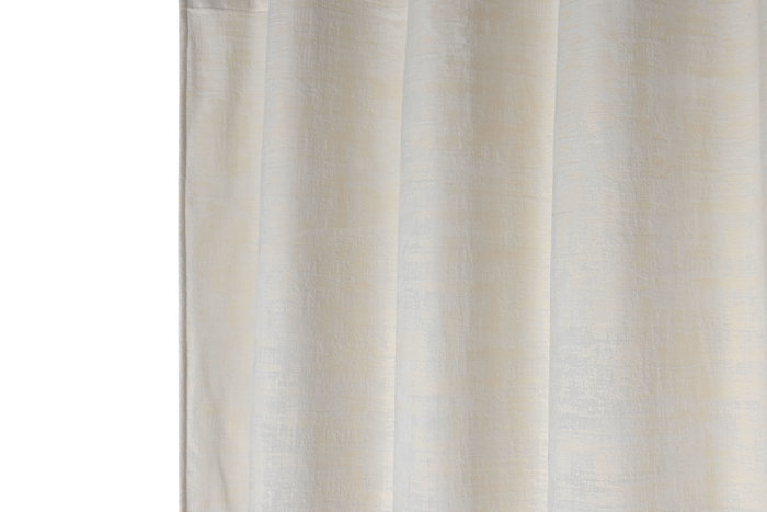 DKD Home Decor Cortina de Poliéster 140x280 con 8 Anillas, Crudo DKD Home Decor Cortina de Poliéster 140x280 con 8 Anillas, Crudo