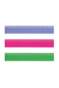 SAFTA BASICOS Set de 20 Reglas de 17 cm Colores Surtidos