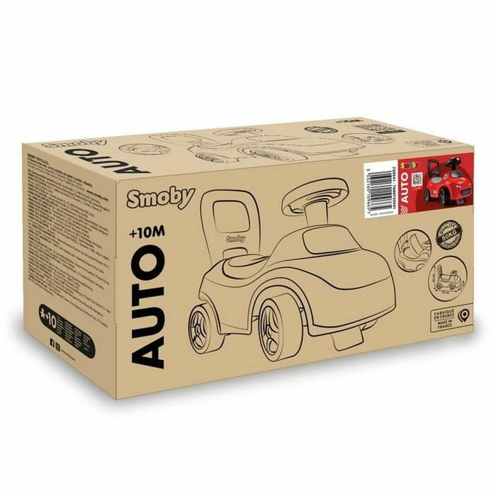 Smoby Portabebés 2 en 1 Auto Red Rojo