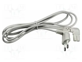 AS SCHWABE Cable de alimentación H03VVH2-F 2x0,75mm2 3m