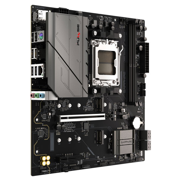 Sapphire PULSE A620AM Placa Base AMD A620A Socket AM5 DDR5-SDRAM Micro ATX