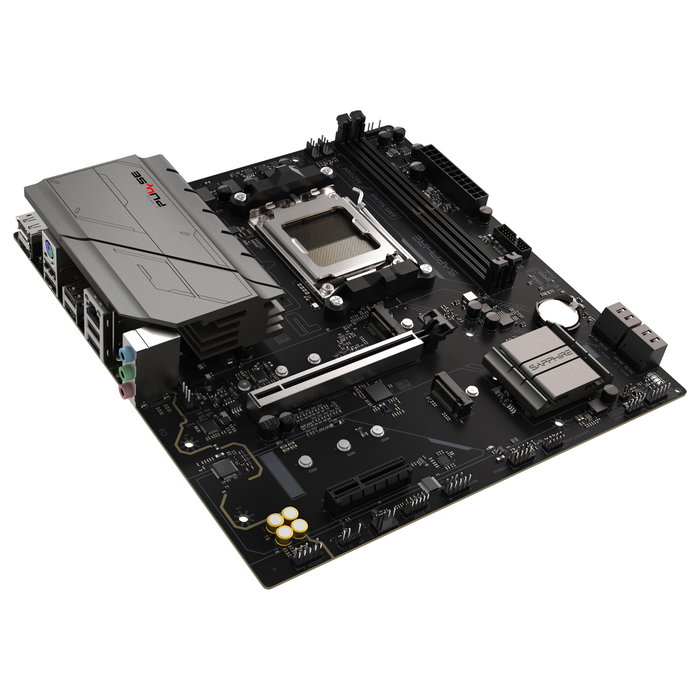 Sapphire PULSE A620AM Placa Base AMD A620A Socket AM5 DDR5-SDRAM Micro ATX