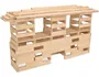 Jeujura Tecap Classic 300 Tableros de Madera Juego de Construcción Natural Madera 300 Piezas