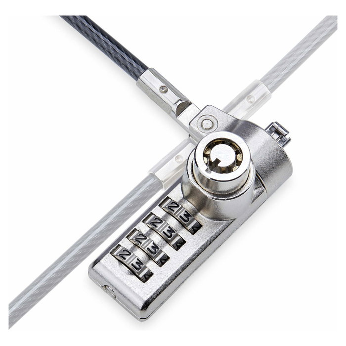 StarTech Pack de 10 Candados para Portátil con Cable de 2 m y Combinación/Llave StarTech Pack de 10 Candados para Portátil con Cable de 2 m y Combinación/Llave