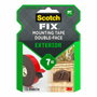 Scotch Cinta de montaje de doble cara para exteriores, 19 mm x 5 m