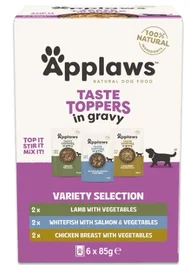 Applaws Dog Sobre Topper Surtido Salsa Multipack 6x85g
