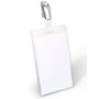 Durable Portanombres con Clip Giratorio 90x60mm, Pack de 25