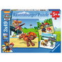 RAVENSBURGER Puzzle Patrulla Canina Paw Patrol 3x49 Piezas para Niños 5+ Años