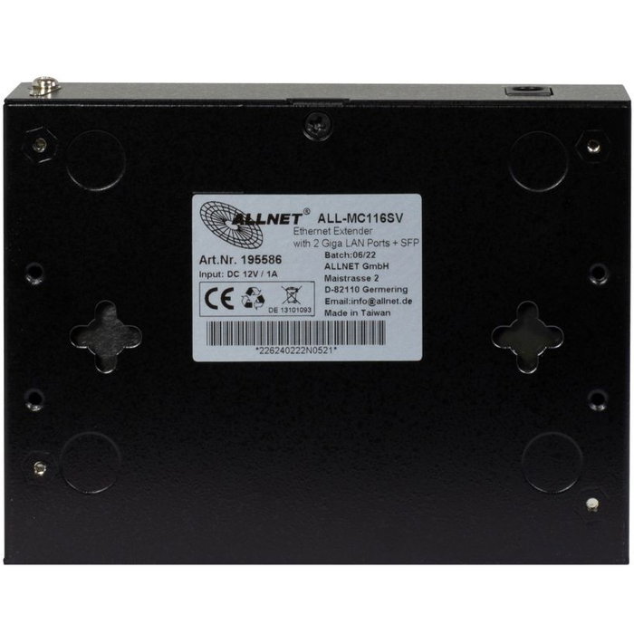 ALLNET Z ALLNET ISP Bridge Modem VDSL2 con Vectoring/Point-to-Point Slave-Modem unmanaged ALL-MC116SV-VDSL2 ALLNET Z ALLNET ISP Bridge Modem VDSL2 con Vectoring/Point-to-Point Slave-Modem unmanaged ALL-MC116SV-VDSL2