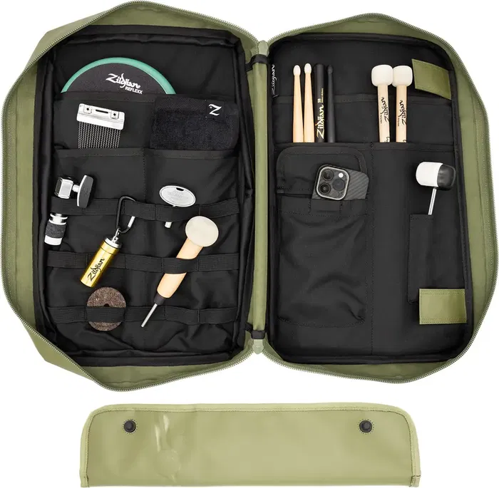 Zildjian Mochila Baquetas Touring Collection Verde