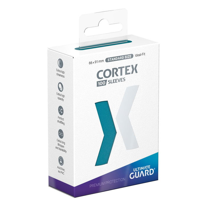Ultimate Guard Cortex Sleeves Standard Size (100) - Petrol Ultimate Guard Cortex Sleeves Standard Size (100) - Petrol