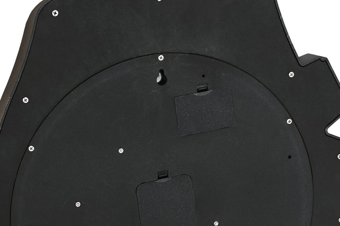 DKD Home Decor Reloj de Pared Loft Dorado y Marron Claro 6.4 x 50 x 47 cm Hierro