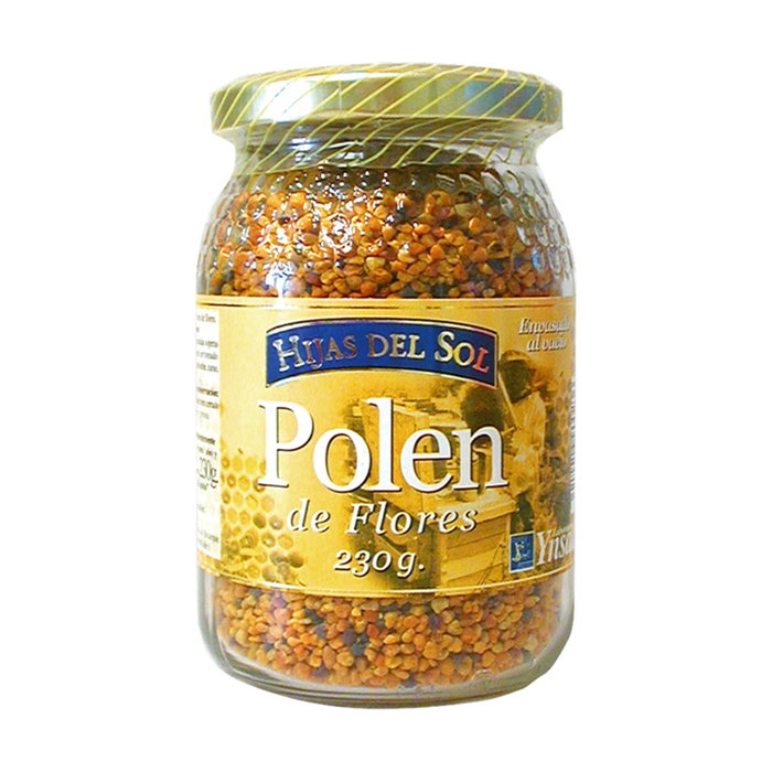 Hijas del Sol Polen en Grano Tarro 230 g – Complemento Alimenticio Hijas del Sol Polen en Grano Tarro 230 g – Complemento Alimenticio