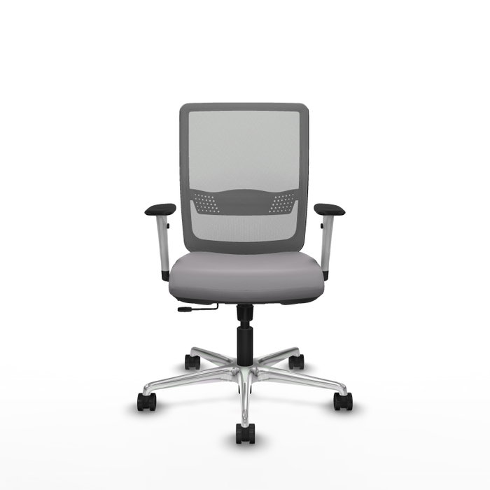 PIQUERAS Y CRESPO Silla de oficina Haches Gris con Mecanismo Sincro/Traslack PIQUERAS Y CRESPO Silla de oficina Haches Gris con Mecanismo Sincro/Traslack