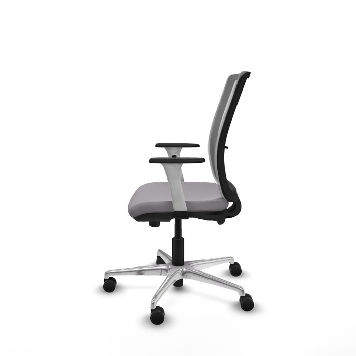 PIQUERAS Y CRESPO Silla de oficina Haches Gris con Mecanismo Sincro/Traslack PIQUERAS Y CRESPO Silla de oficina Haches Gris con Mecanismo Sincro/Traslack