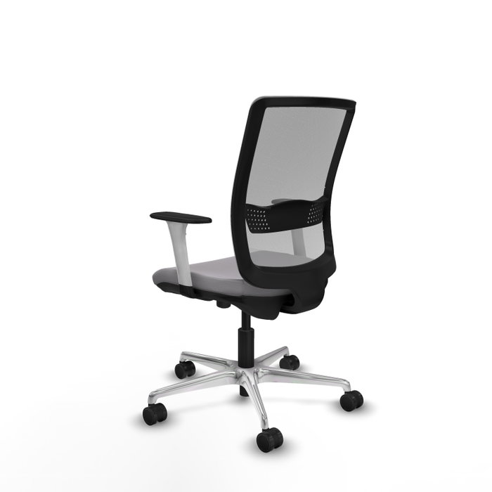 PIQUERAS Y CRESPO Silla de oficina Haches Gris con Mecanismo Sincro/Traslack PIQUERAS Y CRESPO Silla de oficina Haches Gris con Mecanismo Sincro/Traslack
