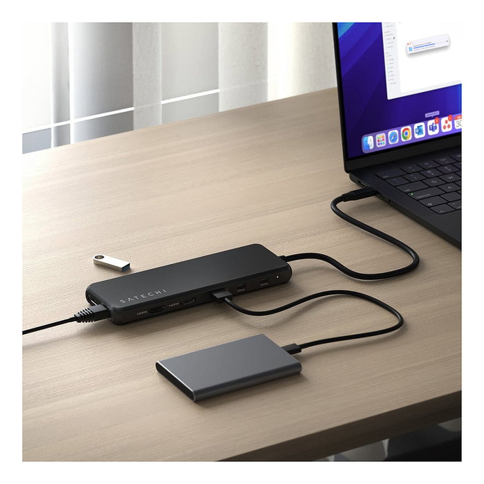Satechi USB-C 13-in-1 Triple Display Multiport Adapter