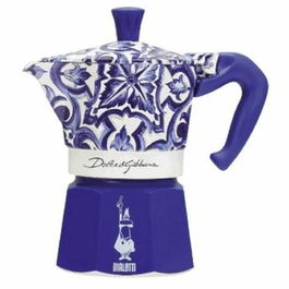 Cafetera Italiana Bialetti MOKA D&G BLU MEDIT. 6T Azul Aluminio 6 Tazas