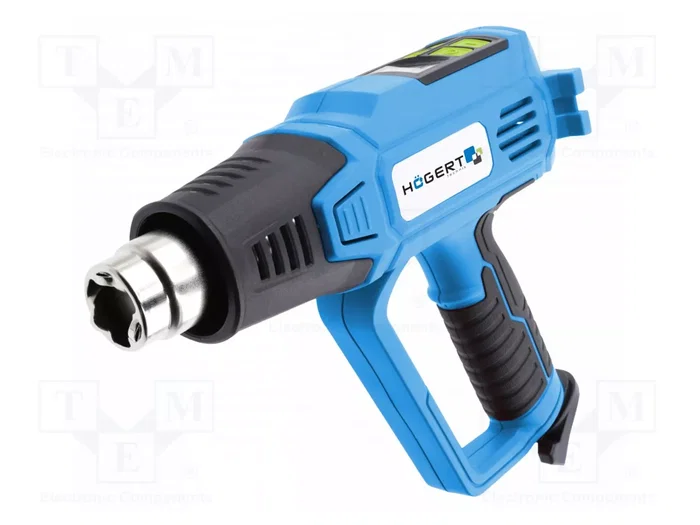 HÖGERT TECHNIK Pistola eléctrica de aire caliente 2kW HÖGERT TECHNIK Pistola eléctrica de aire caliente 2kW