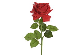 DKD Home Decor Flor Rojo 15 x 66 x 15 cm (12 Unidades) Tacto Real Seda PE