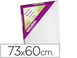 Liderpapel Bastidor Lienzo Algodón 100% Grapado Marco Pawlonia 1,8x3,8 cm Bordes Madera 73x60 cm