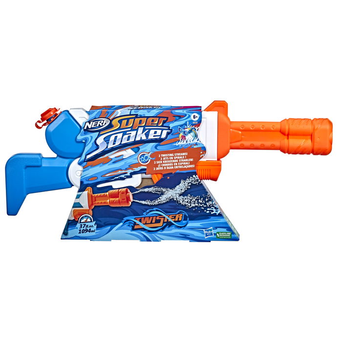 Hasbro Nerf Super Soaker Twister Pistola de Agua con Tanque de 1.1 Litros Hasbro Nerf Super Soaker Twister Pistola de Agua con Tanque de 1.1 Litros