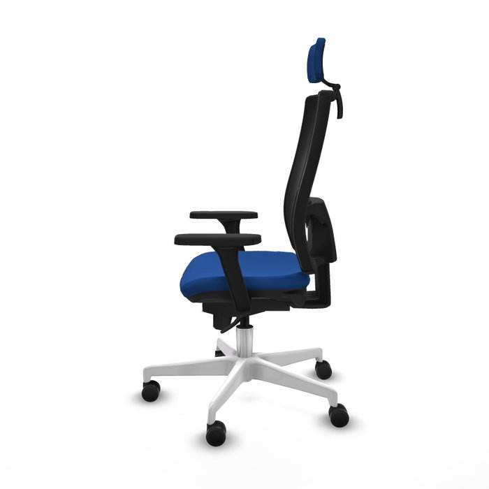 PIQUERAS Y CRESPO Silla de oficina Horna Azul y Negro con Mecanismo Sincro PIQUERAS Y CRESPO Silla de oficina Horna Azul y Negro con Mecanismo Sincro