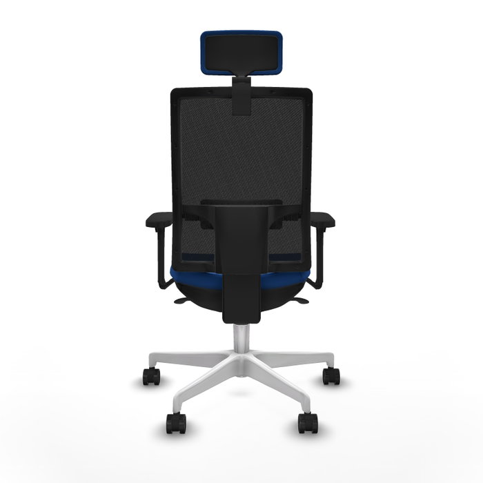 PIQUERAS Y CRESPO Silla de oficina Horna Azul y Negro con Mecanismo Sincro PIQUERAS Y CRESPO Silla de oficina Horna Azul y Negro con Mecanismo Sincro