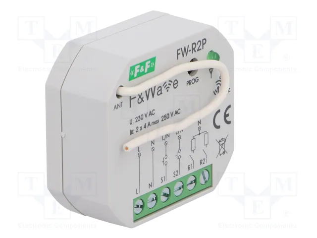 F&F FW-R2P Transmisor Inalámbrico F&Wave 868MHz