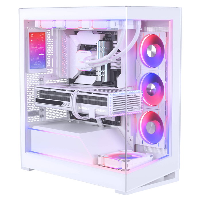 Phanteks Pantalla de alta resolución de 5,5 pulgadas para carcasa - blanco Phanteks Pantalla de alta resolución de 5,5 pulgadas para carcasa - blanco