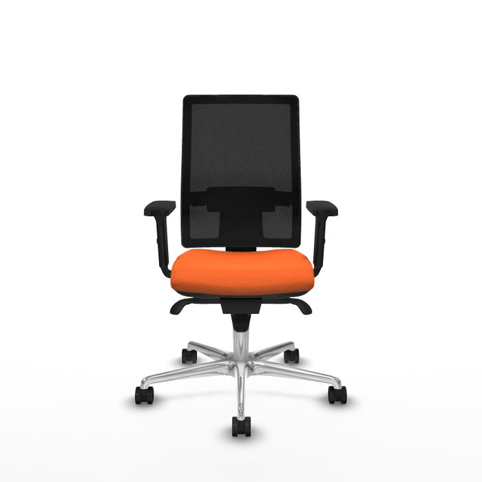 PIQUERAS Y CRESPO Silla de oficina Horna Naranja con mecanismo Sincro PIQUERAS Y CRESPO Silla de oficina Horna Naranja con mecanismo Sincro