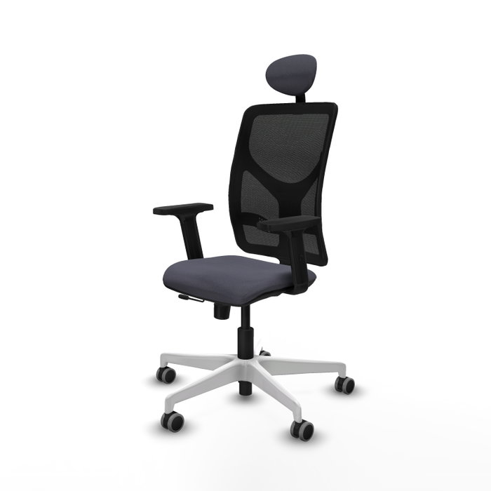 PIQUERAS Y CRESPO Silla de oficina Motilla con mecanismo Sincro/Traslack Gris oscuro y Negro PIQUERAS Y CRESPO Silla de oficina Motilla con mecanismo Sincro/Traslack Gris oscuro y Negro