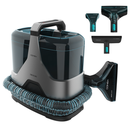 CECOTEC Conga 6000 Carpet&Spot Clean XXL Advance - Aspirador Robot con Fregado, Recogedor de 1.3L, Autonomía 120 Min, App, Mapeo Láser, Negro y Verde