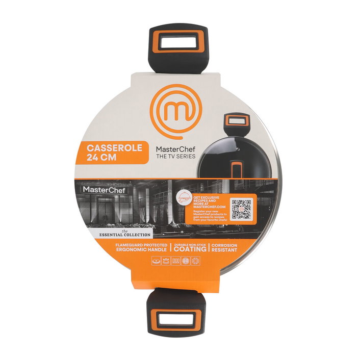 Cacerola Con Tapa MasterChef 24 cm 2,5 mm (4 Unidades) Cacerola Con Tapa MasterChef 24 cm 2,5 mm (4 Unidades)