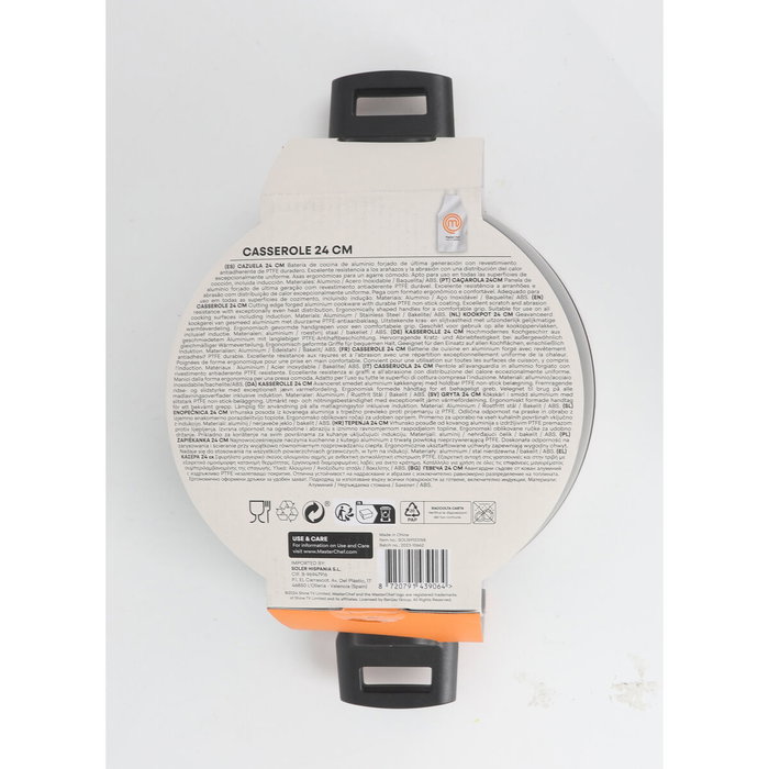 Cacerola Con Tapa MasterChef 24 cm 2,5 mm (4 Unidades) Cacerola Con Tapa MasterChef 24 cm 2,5 mm (4 Unidades)