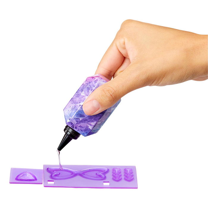 Mga Muñeca Rainbow High Creative Crystals Violet 121404 Mga con Accesorios de Cristal DIY