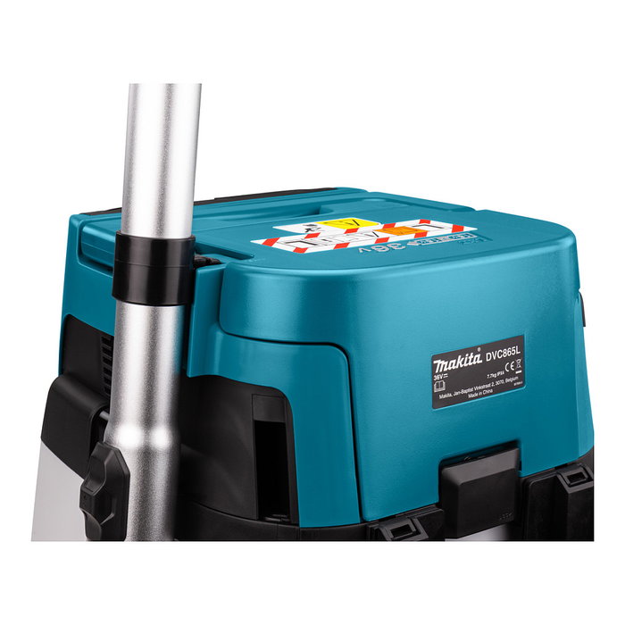 Makita DVC155LZX2 Aspiradora de líquidos y sólidos (azul/gris, sin baterías ni cargador)