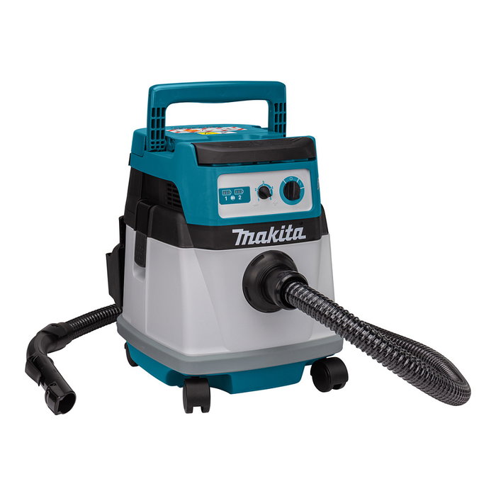 Makita DVC155LZX2 Aspiradora de líquidos y sólidos (azul/gris, sin baterías ni cargador)