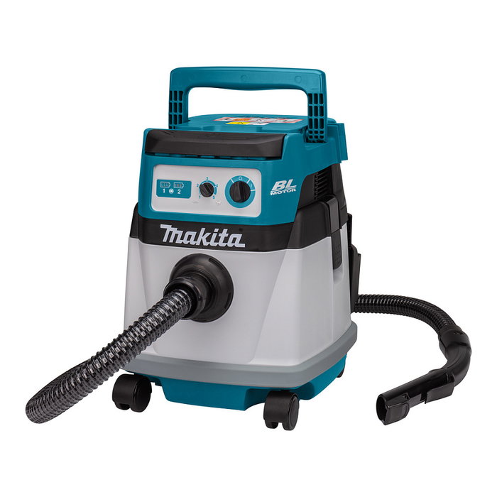 Makita DVC155LZX2 Aspiradora de líquidos y sólidos (azul/gris, sin baterías ni cargador)