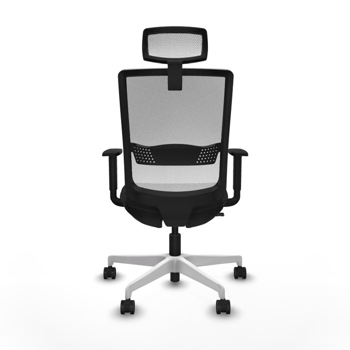 PIQUERAS Y CRESPO Silla de oficina Haches Negro/Blanco PIQUERAS Y CRESPO Silla de oficina Haches Negro/Blanco