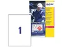 Avery Zweckform Etiquetas de Polietileno Blanco Permanente para Láser 210 x 297 mm
