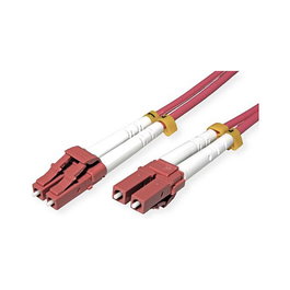 ROLINE Cable de fibra óptica OM4 LC/LC 10 m Violeta