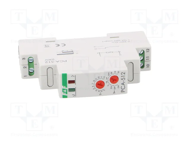 F&F PCA-512 Relé de tiempo 230VAC SPDT 10A F&F PCA-512 Relé de tiempo 230VAC SPDT 10A