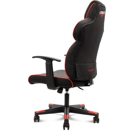 Stinger By Woxter GM26-055 Silla Gaming Stinger Station Alien Red, Altura Ajustable, Reposabrazos, Cojín Lumbar Ergonómico, Piel Sintética Transpirable